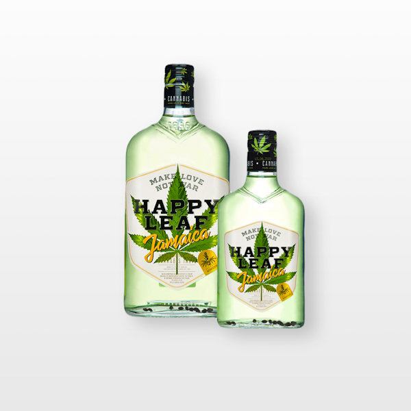 Cannabis Vodka Happy Leaf Jamaica