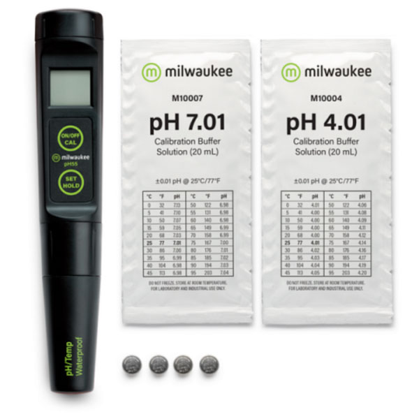 Milwaukee pH55 Waterproof pH Meter / Thermometer 